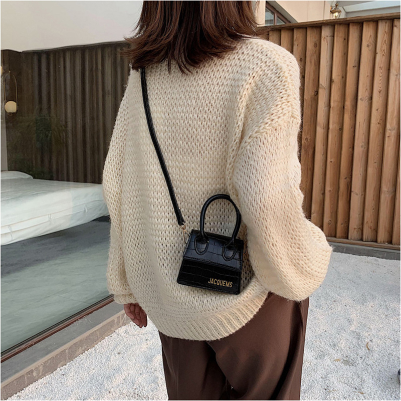 Luxury Polyester Handle Mini Bag Purse Handbag Small Shoulder Crossbody  Tote Bag
