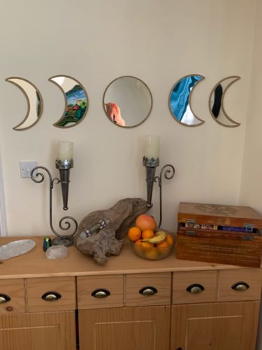 Nordic Style Moon Phases Mirror Sets photo review