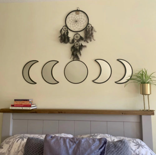 Nordic Style Moon Phases Mirror Sets photo review