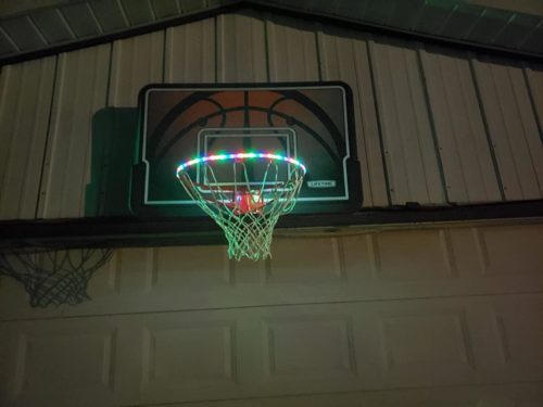 Sensor-Activated Basketball LED Light - Lights Up Every Time You Score! photo review