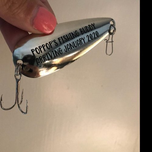 Personalized Fishing Lure - Gift For Dad, Husband Mens Anniversary Boyfriend photo review