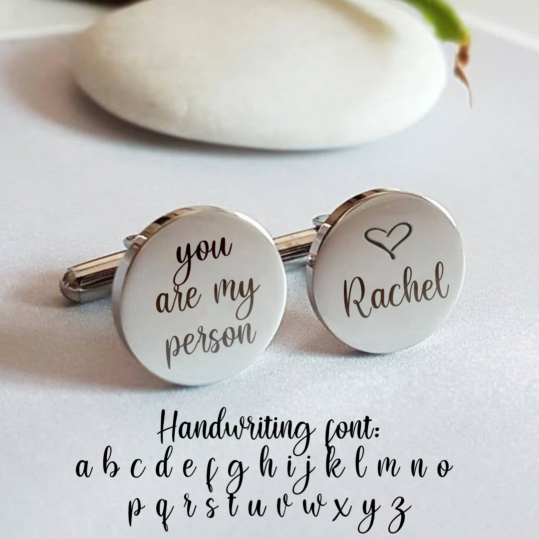 Personalized Cuff Links, Handwriting CuffLinks, Christmas Gift for Dad ...