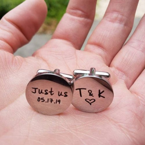 Personalized Cuff Links, Handwriting CuffLinks, Christmas Gift for Dad Husband, Custom Cufflinks Groom Wedding Cuff links father day gift photo review