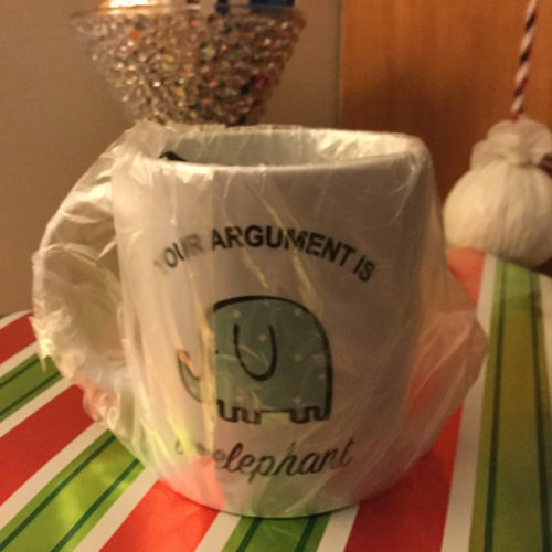 Your Argument Is Irrelephant | Elephant Mug | Elephant Mug Humor | Mugs With Sayings | Elephant Gifts | Coworker Gift | Pun Mug Love photo review