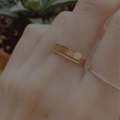Personalized Name Ring | Custom Engraved Ring photo review