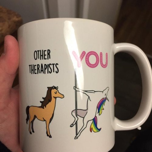 Therapist Gift for Women | Funny Therapist Mug photo review